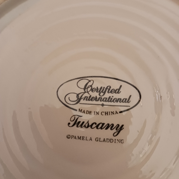 🍅🍇VTG Pamela Gladding 🍽 5 Plates 🥬🥦Tuscany Set. A NICE GIFT SET. 🎁 - Picture 3 of 11